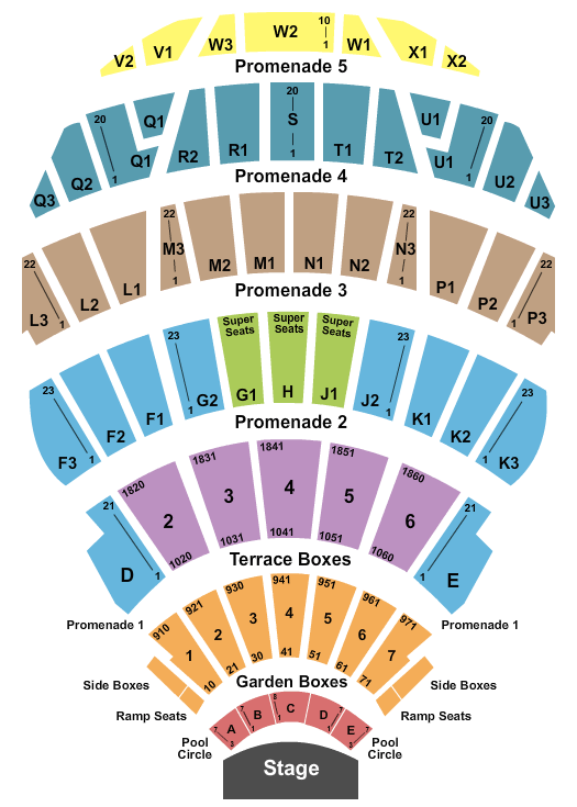 Hollywood Bowl Earth, Wind & Fire Seating Chart